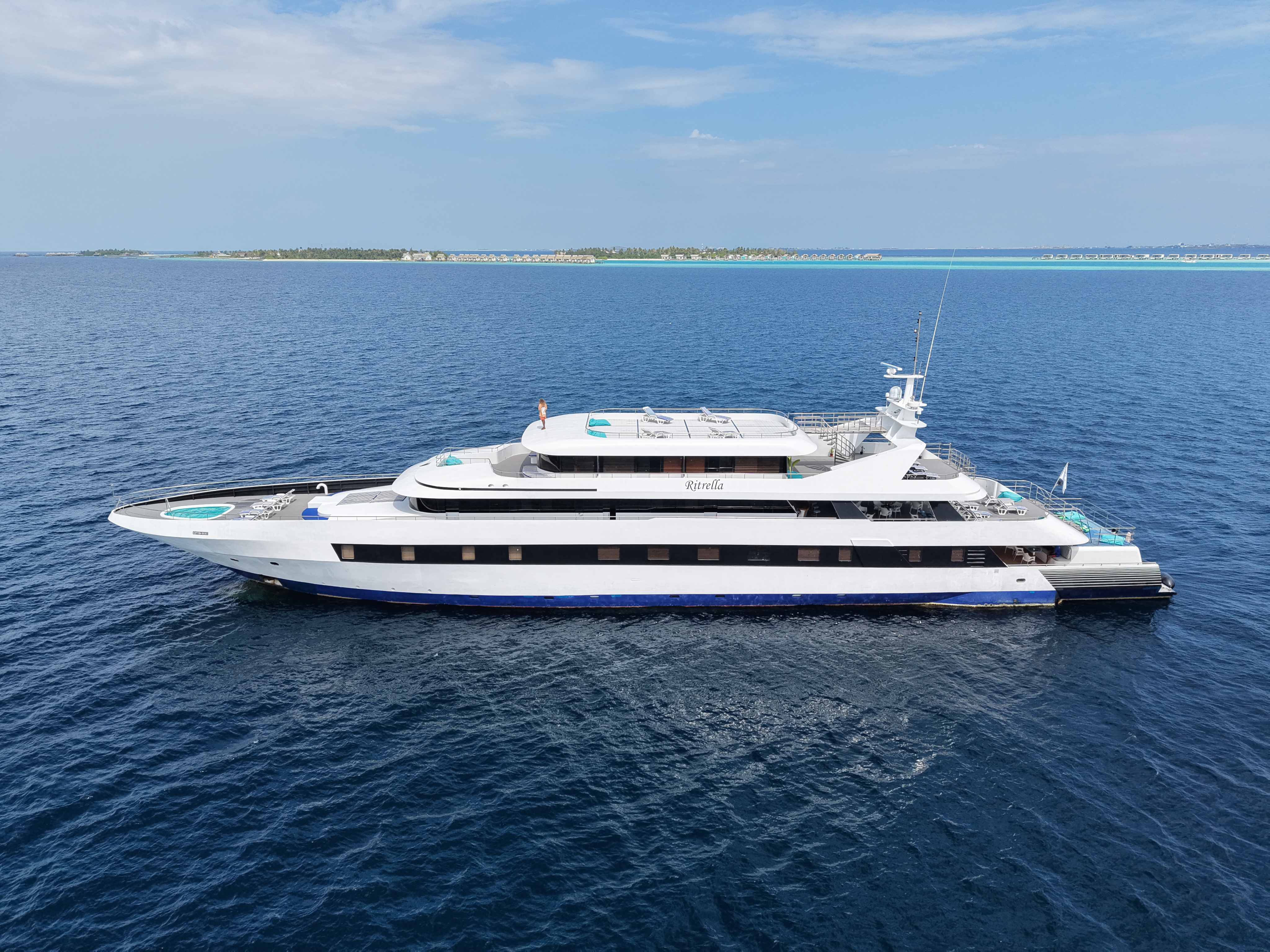 Ritrella private yacht charter Maldives