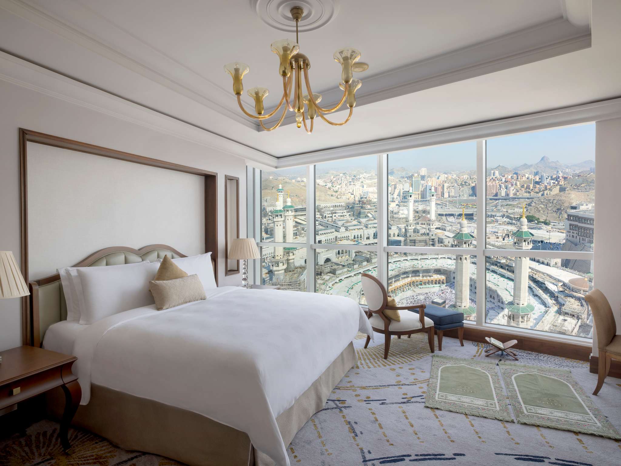 Suite at Raffles Makkah Palace overlooking the Haram
