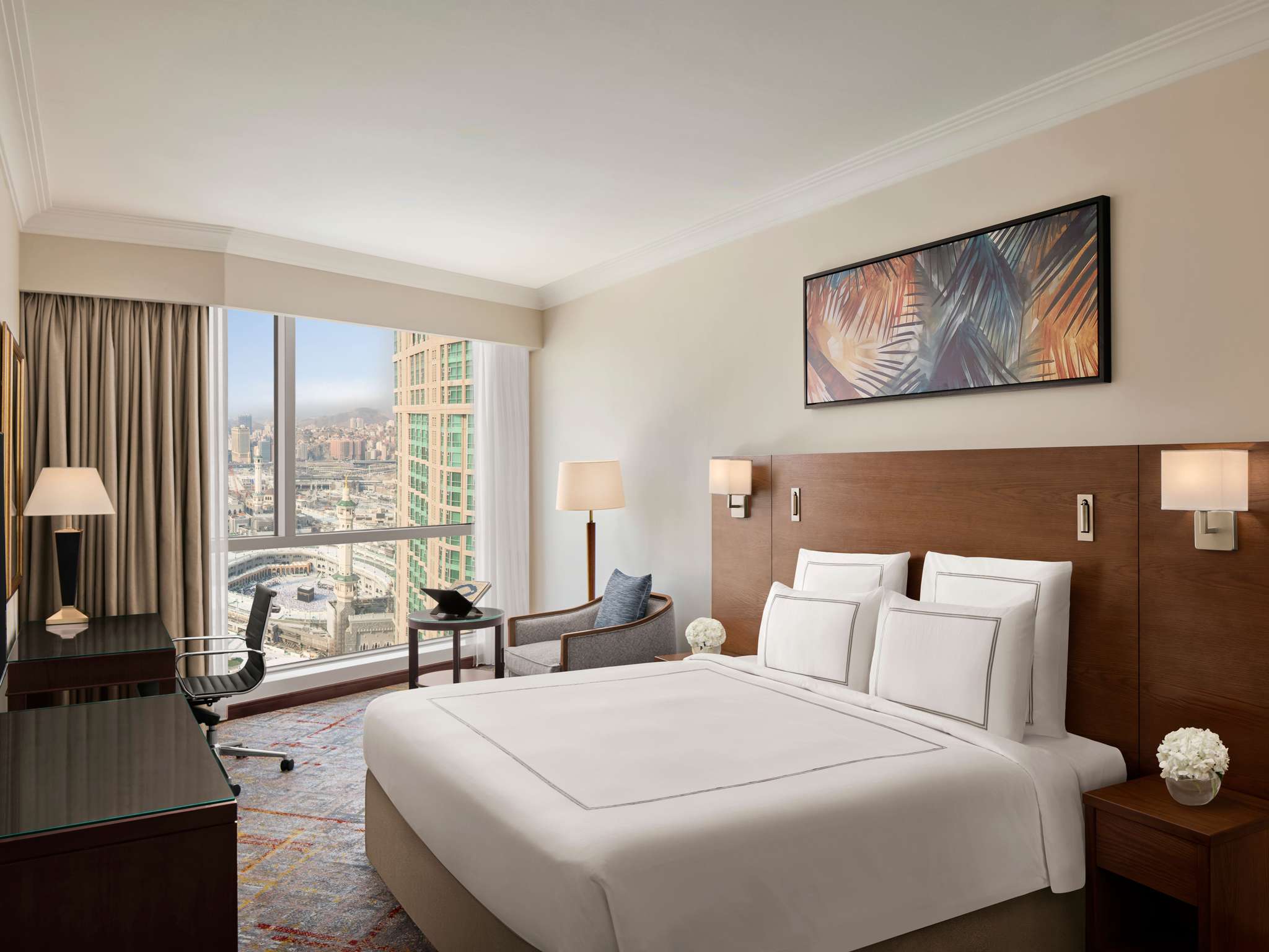 Guest room at Swissôtel Makkah near Masjid al-Haram